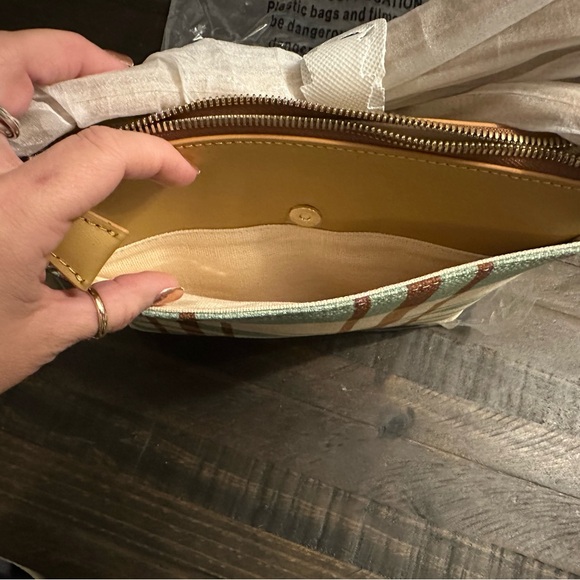 Spartina 449 Hipster Kalalanta Plaid Cream Purse - Picture 7 of 8